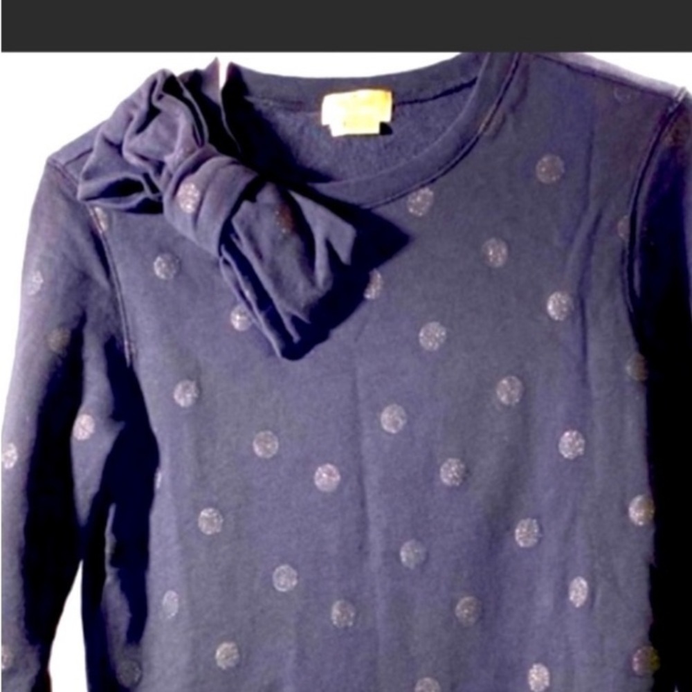 Kate Spade live colourfully black polkadot sweater​​​​​​​​​​​​​​​